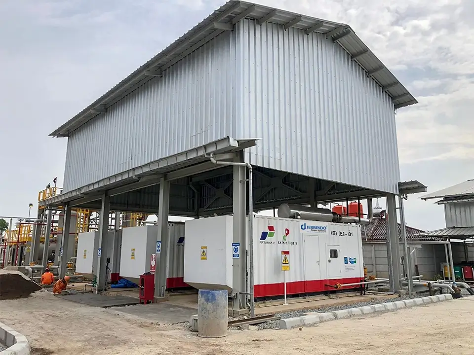 Genset industri untuk mendukung operasional area pertambangan