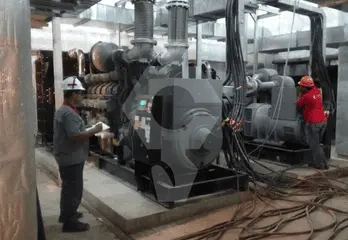 Proyek genset Perkins 3 x 1000 kVA Open Type di Surabaya, Jawa Timur